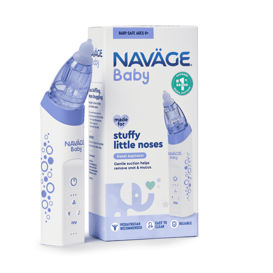 Navage Baby Nasal Aspirator - Gentle Nasal Aspirator for Baby Congestion & Stuffy Noses