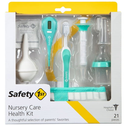 Nursery Care Health Kit packaging with various baby care items.