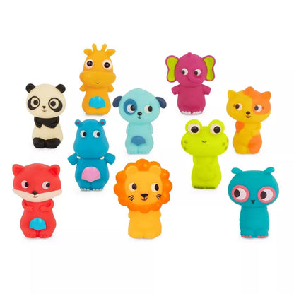 Pinky Pals animal finger puppets. kids bath toy