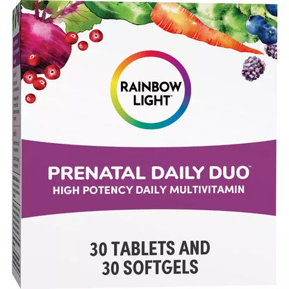 Prenatal vitamin supplement for pregnancy health and baby development