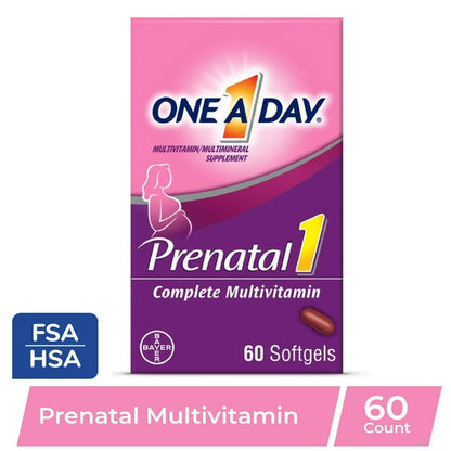 Prenatal vitamin supplement for pregnancy health and baby development
