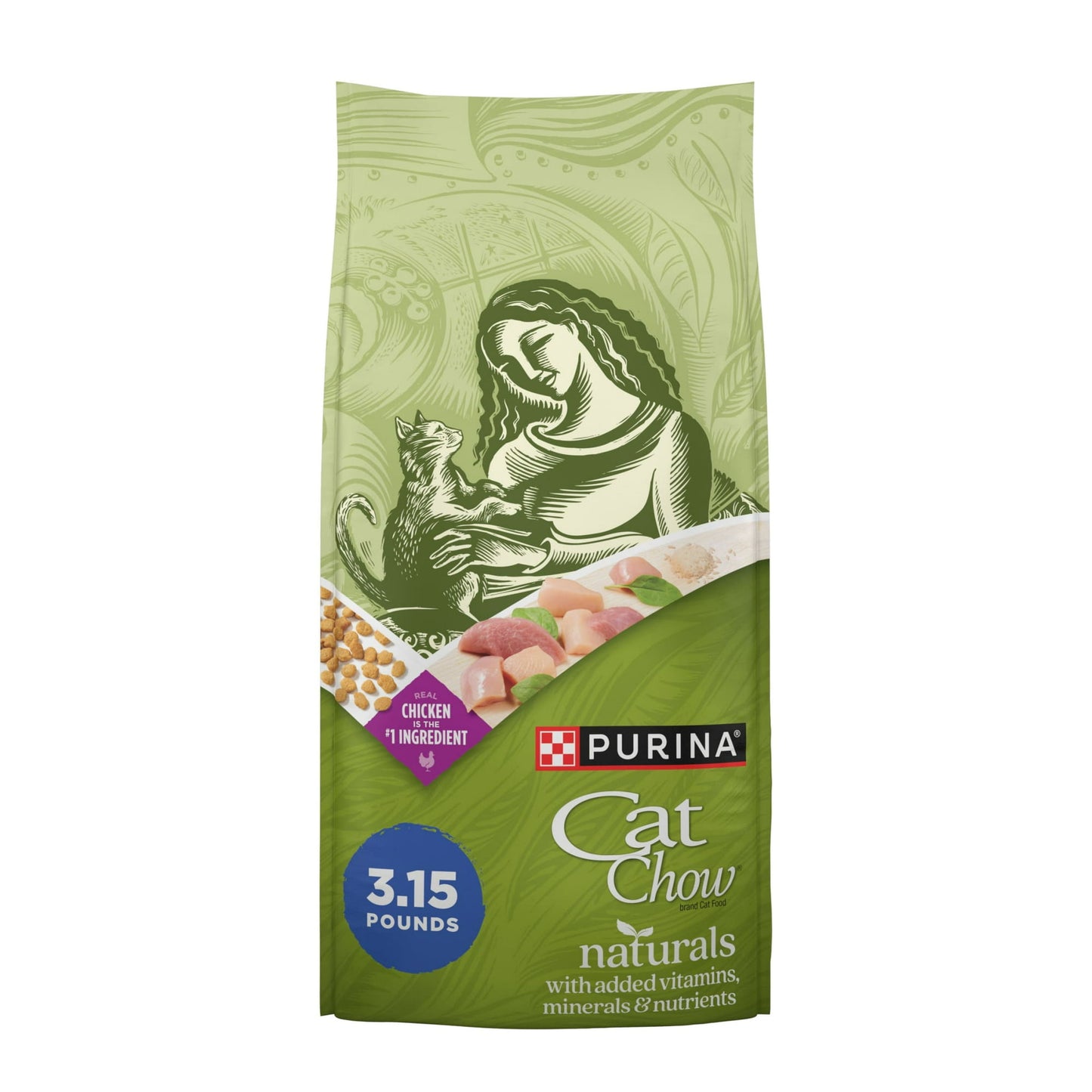 Pet dry cat food – wholesome nutrition for regular feeding to help support energy and overall health