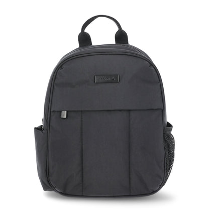 Modern compact backpack combines sporty style, practical organization, and long-lasting performance.