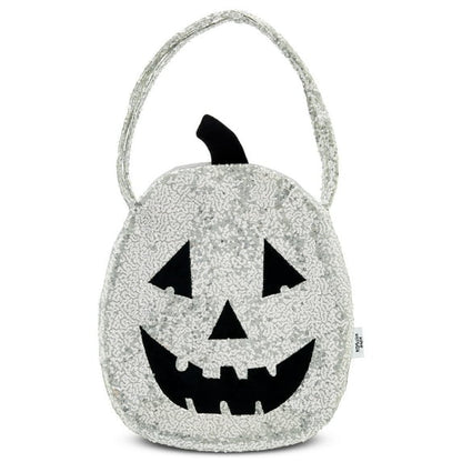 Sequin Pumpkin Bag, Silver, Halloween by Way To Celebrate