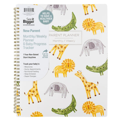 Parent planner – versatile organizer designed to help parents track schedules, routines, milestones, and baby activities.