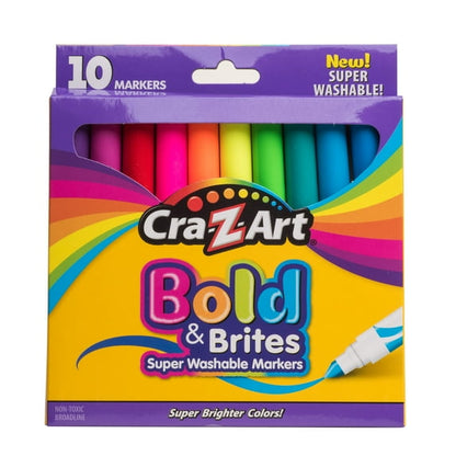 Set of color markers for drawing and coloring