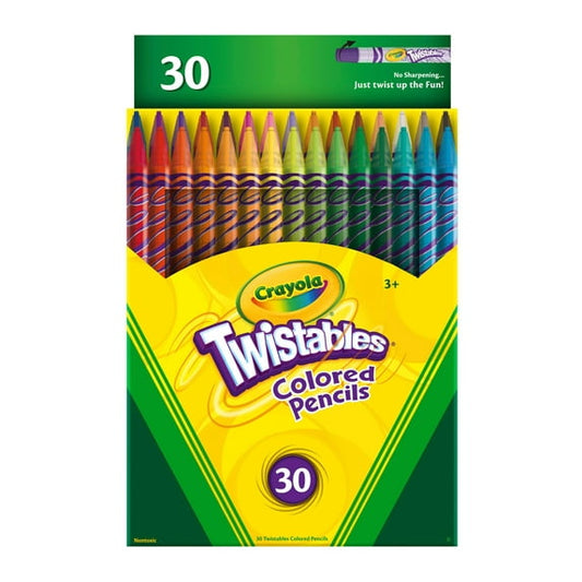 Set of colored pencils for drawing and coloring