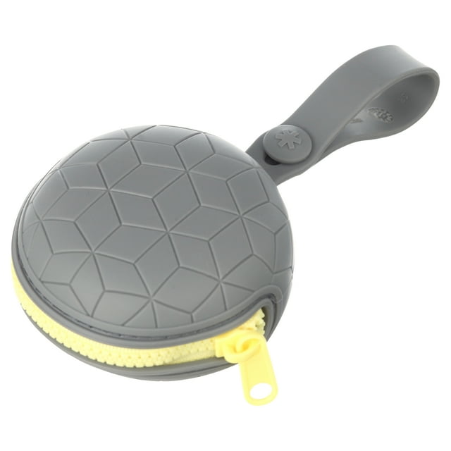 Silicone pacifier holder case, grey