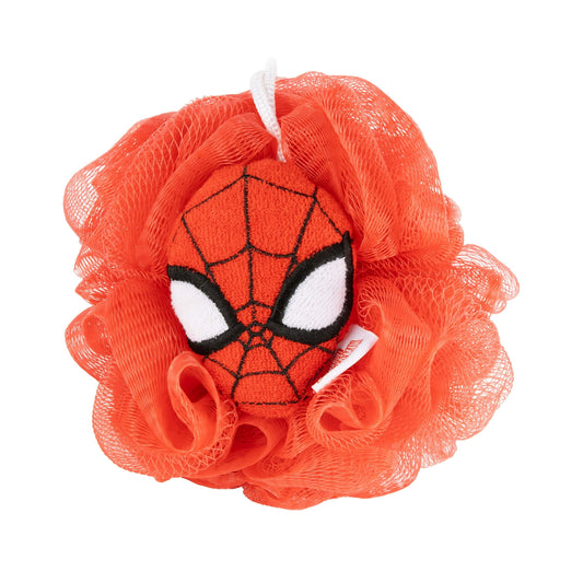 Spider-Man 3D Loofah, Kids, 5", Polyester, Red, Marvel