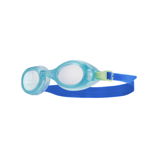 TYR Youth Fit Aqua Blaze Non-Mirrored Swim Goggle - Blue/Green