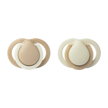 Tommee Tippee Newborn Pacifiers, 0-2 Months, Matte Texture, Reusable Sterilizer Pod, Pack of 2