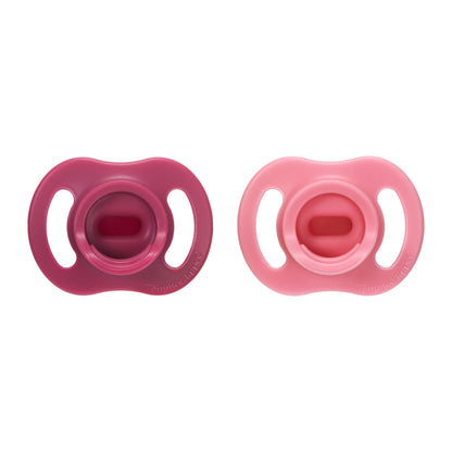 Tommee Tippee Ultra-light StayPut Pacifier, 6-18 Months, One-Piece Silicone Design, 2 Pack