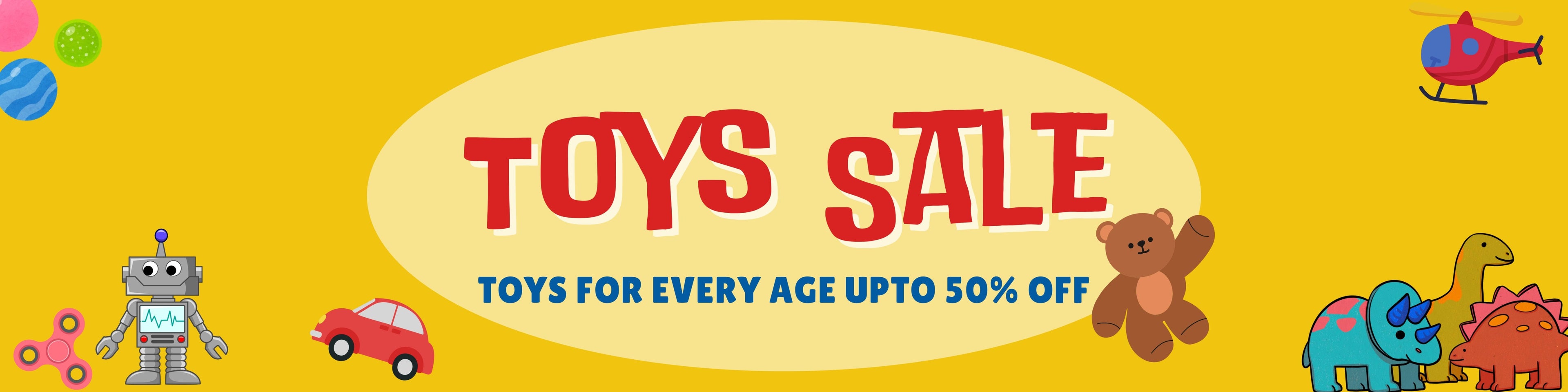 Toy sale banner 