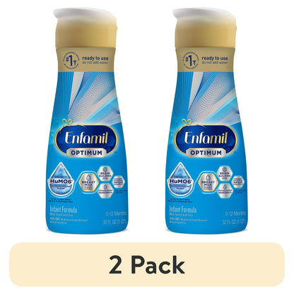 Two bottles of formula with a beige banner indicating a 2-pack on a white background.