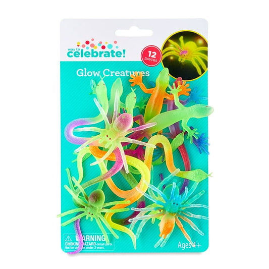 Assorted Color Glow Creatures Party Favors, by Way To Celebrate