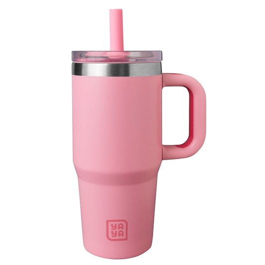 YAYA My First Travel Tumbler for Toddlers 3+ with Reusable Straw and Spill-Safe Lid, 12oz