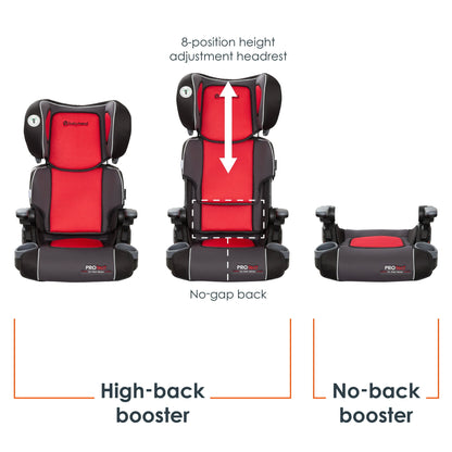 Baby Trend PROtect Folding High Back Booster Car Seat