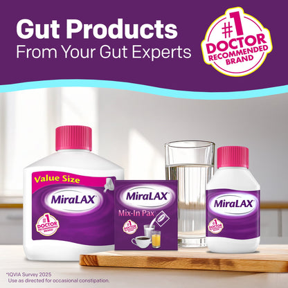 Image displaying a Constipation relief drink mix and text about it's details