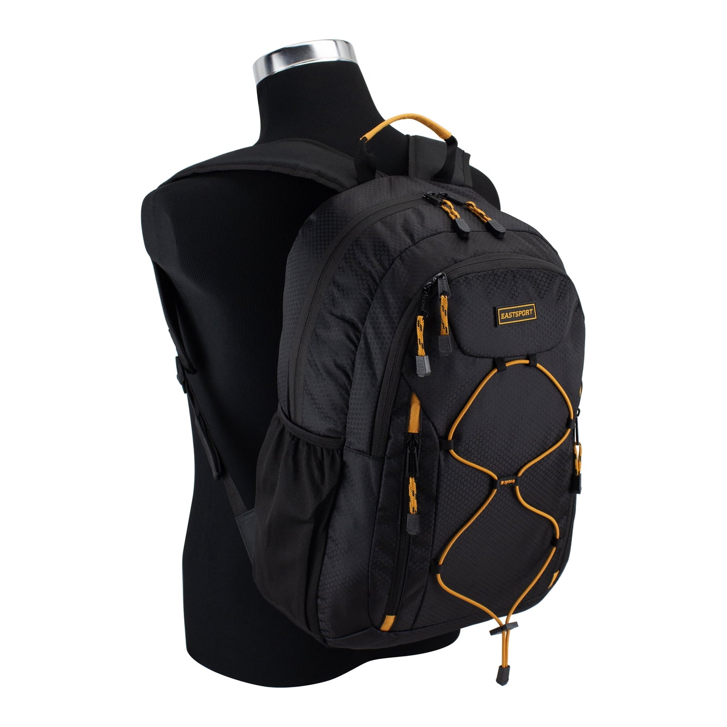 Versatile dual-carry backpack with adjustable shoulder straps and top handles for multiple carrying options.