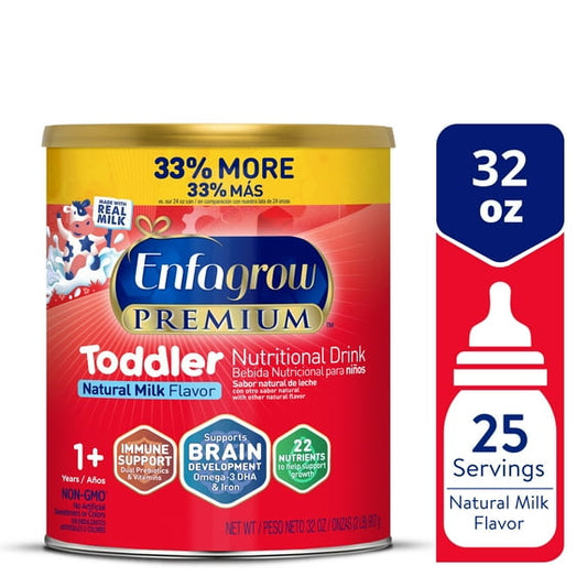 Enfagrow Premium Toddler Nutritional Drink, To Support Picky Eaters, 32 oz Can (2 pack)