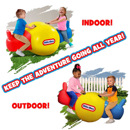 Colorful kids outdoor play equipment for active backyard fun and physical play for toddlers and young children.