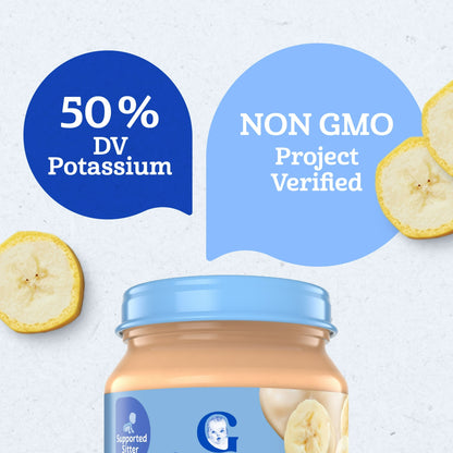 Gerber 1st Foods Natural for Baby Baby Food, Banana, 4 oz Jar