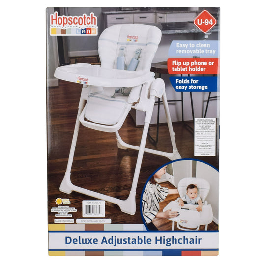 Hopscotch Lane Premium Highchair, 7 Height Options Babies and Toddlers 6-36 Months, Unisex
