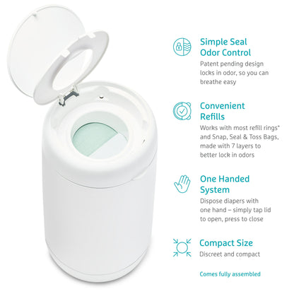 Diaper disposal product – convenient and practical item used for storing or managing baby diapers at home or on the go