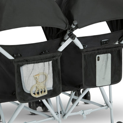 Side by Side double baby stroller - designed for everyday use, offering smooth mobility, comfortable seating, and convenient features for parents on the go