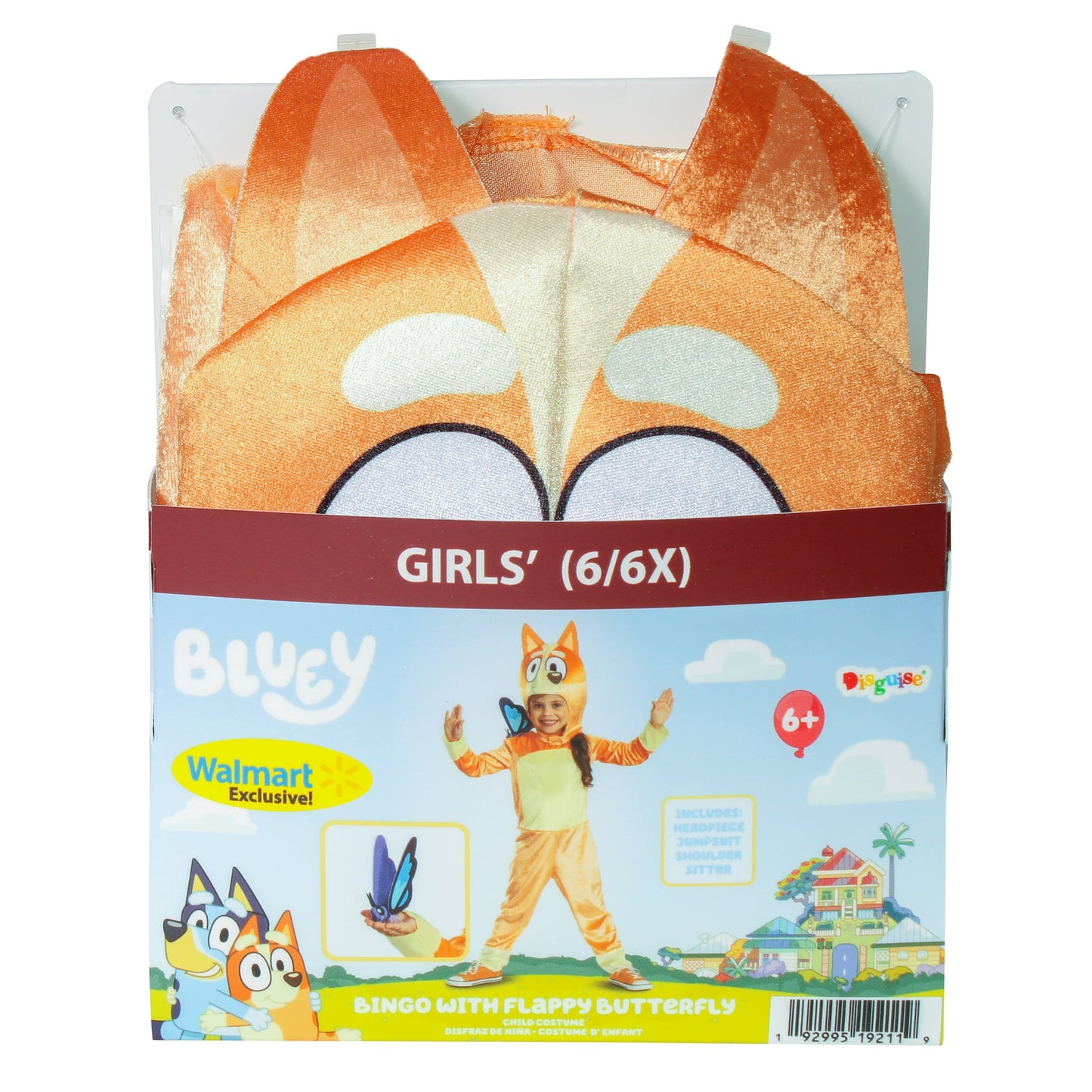 Bluey Bingo with Flappy Butterfly Costume for Toddlers