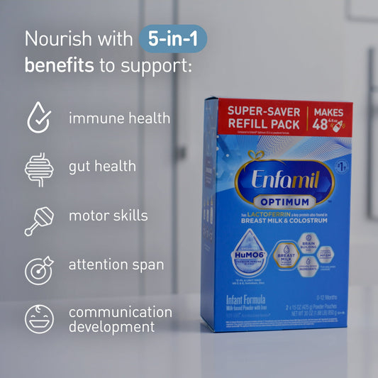 Enfamil Optimum Powder Baby Formula, Our Closest to Breast Milk