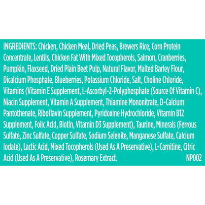 Image displaying text about the details of a dry cat food