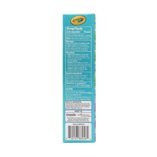Brush Buddies Crayola Swirl Anticavity Color Changing Fluoride Toothpaste, Watermelon, 3.5 oz