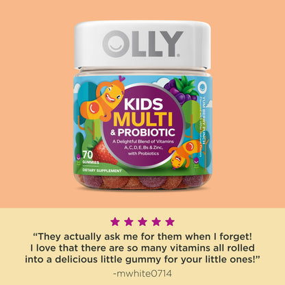 Image showing a Daily wellness supplement product for kids with text