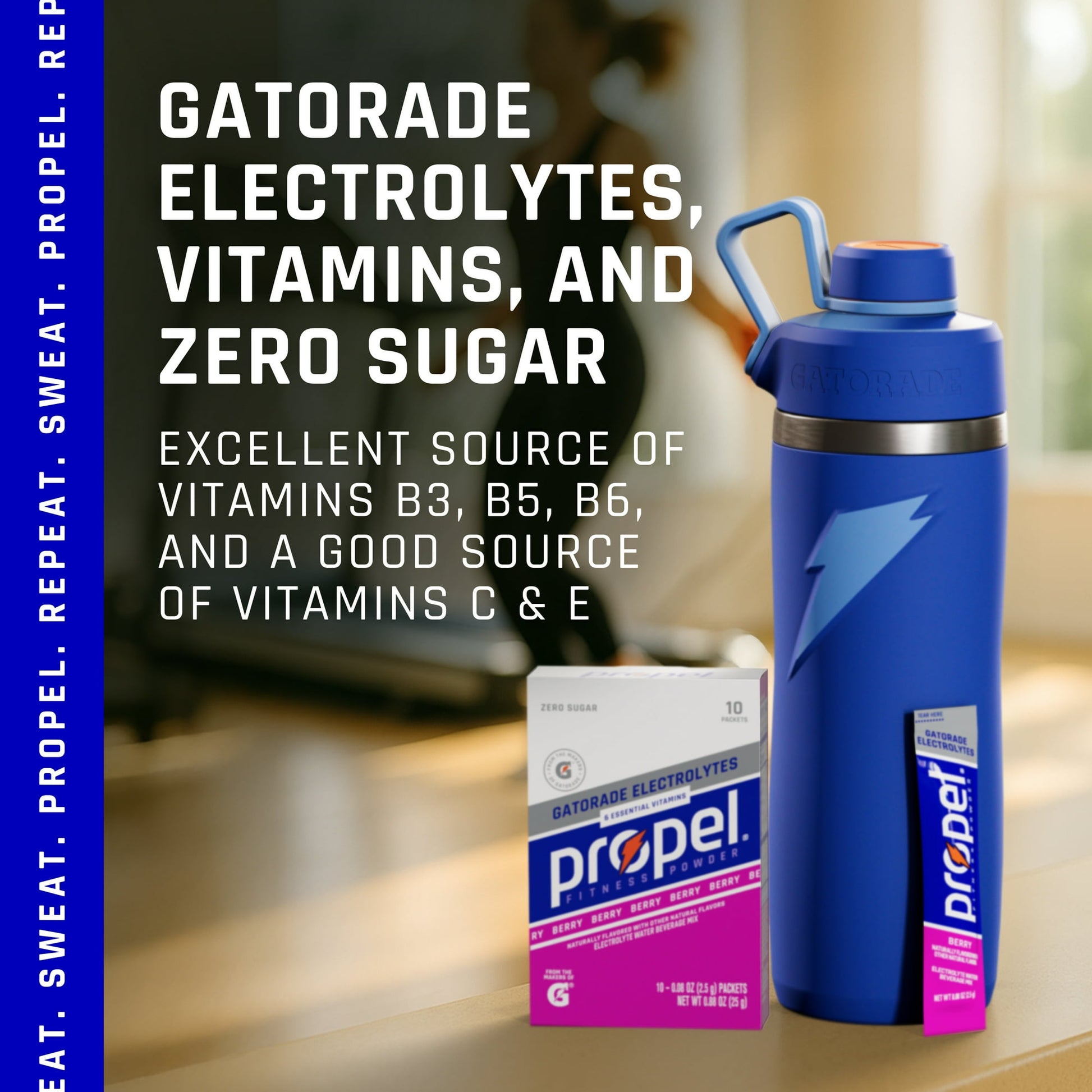 Image displaying text about the details of a Electrolyte drink mix