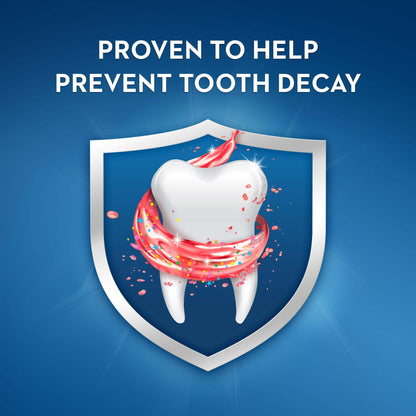 Crest Kids Cavity Protection Toothpaste, Sparkle Fun Flavor, 4.6 oz Triple Pack, For Ages 3+