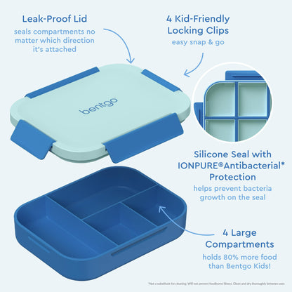 Bentgo Kids Snap Go Leak-Proof Lunch Box