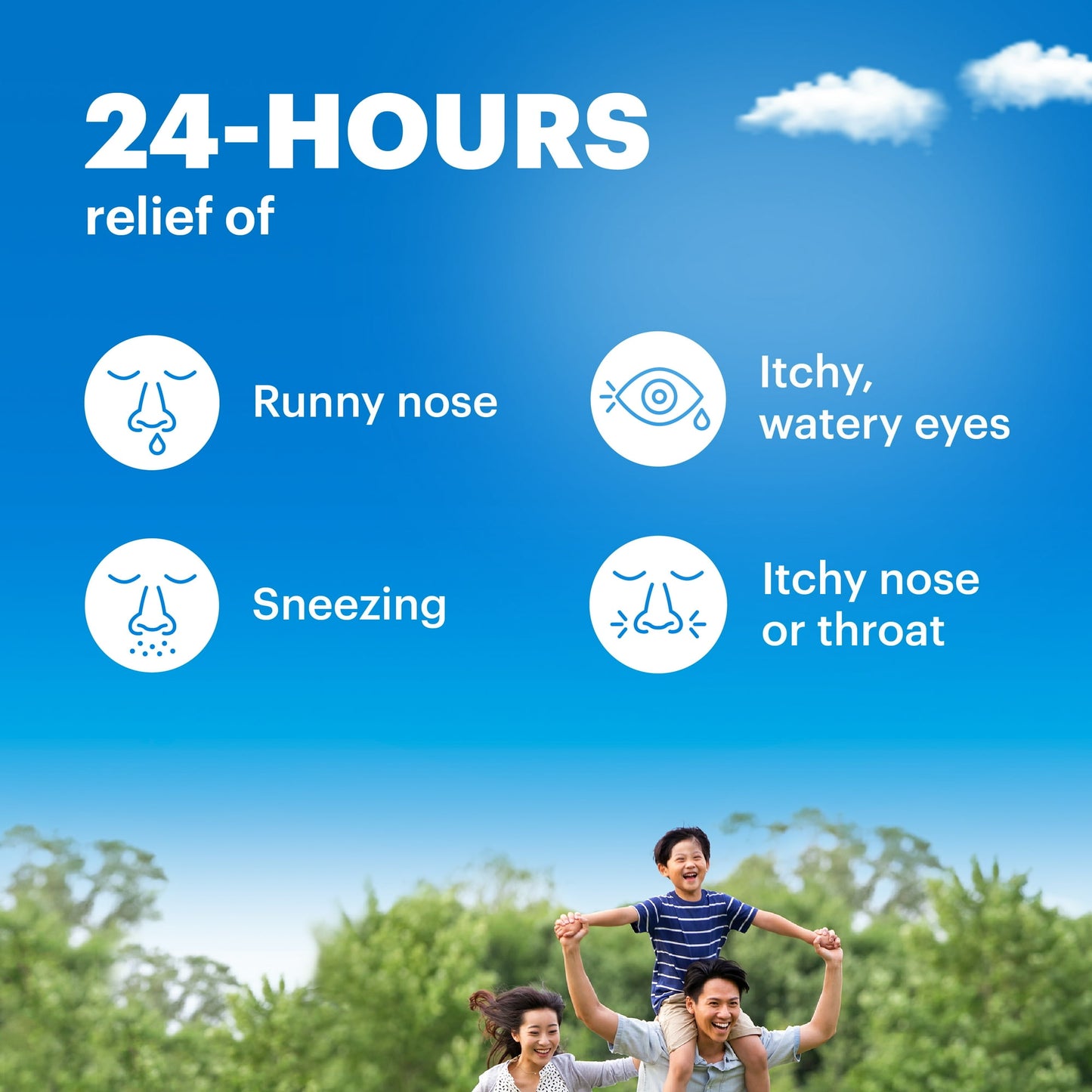 Image displays text and graphs for a gentle relief products