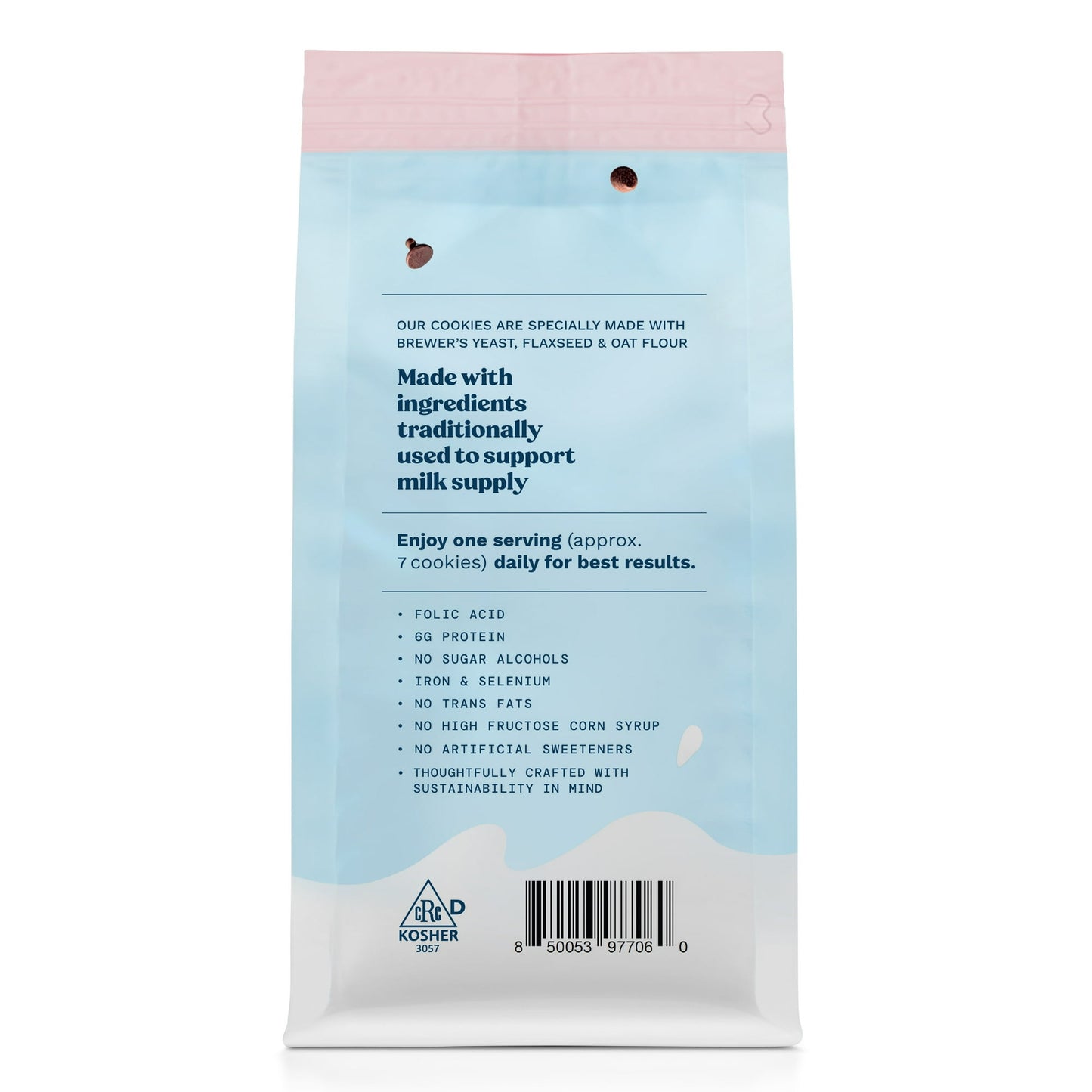 Lactation support cookies bag - for breastfeeding mothers designed to help support milk supply and improve nursing experience