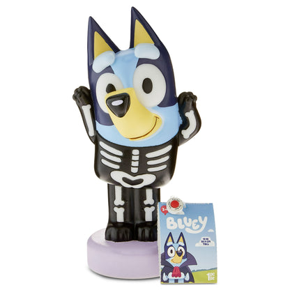 Halloween Blow Mold Decor Bluey in Skeleton Costume 6.10 in x 5.11 in x 12.20 in 1.43 lb