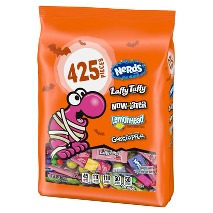 Halloween Classic Fun Trick-or-Treat Assortment with Nerds, Trolli, Now and Later, Lemonhead, Gobstopper, 104.62oz Bag