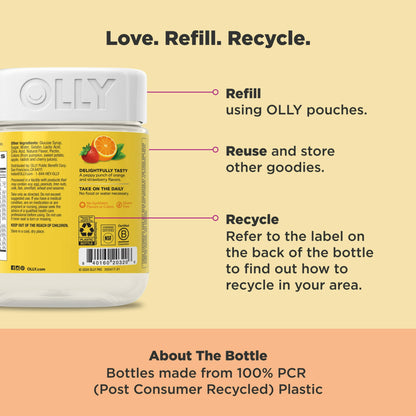 Image showing text about a Daily wellness supplement product for kids