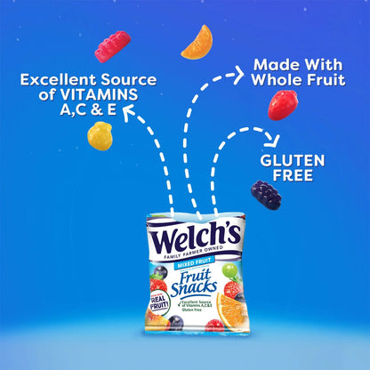 Welch's Mixed Fruit Fruit Snack, 0.8 oz, 90 pk.
