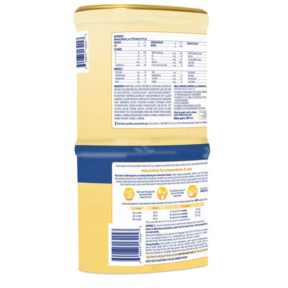 Baby milk formula packaging image showing nutritional information and branding – designed for infant nutrition and healthy growth.