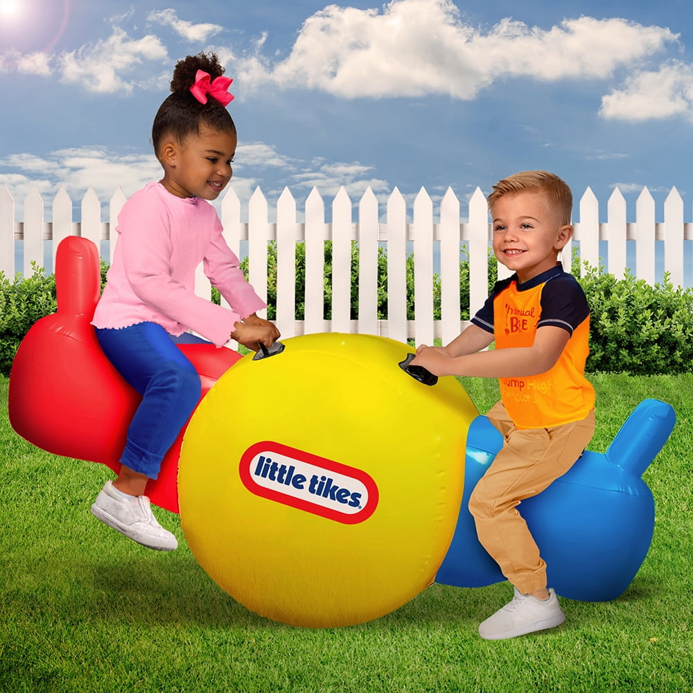 Colorful kids outdoor play equipment for active backyard fun and physical play for toddlers and young children.