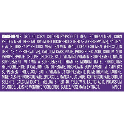 Image displaying text about the details of a dry cat food