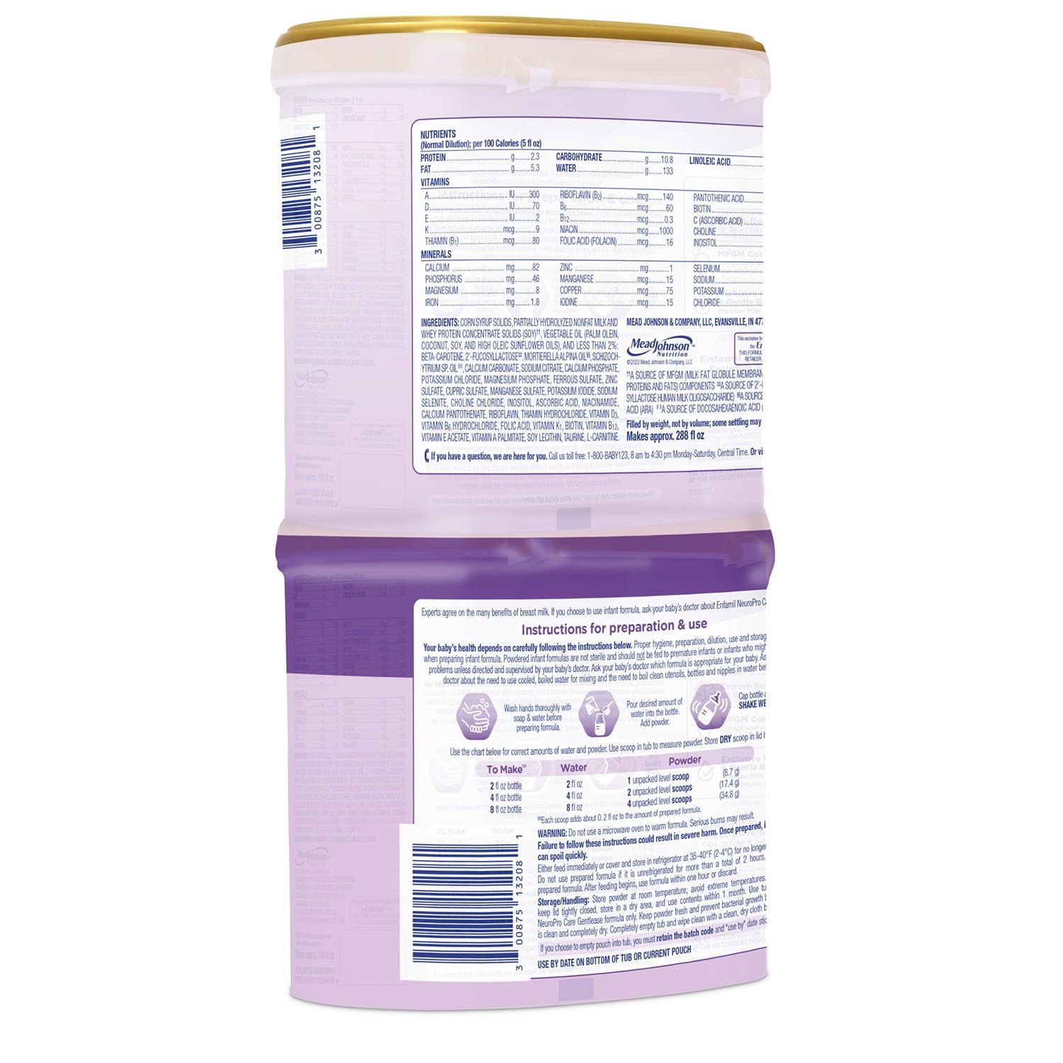 Baby milk formula packaging image showing nutritional information and branding – designed for infant nutrition and healthy growth.