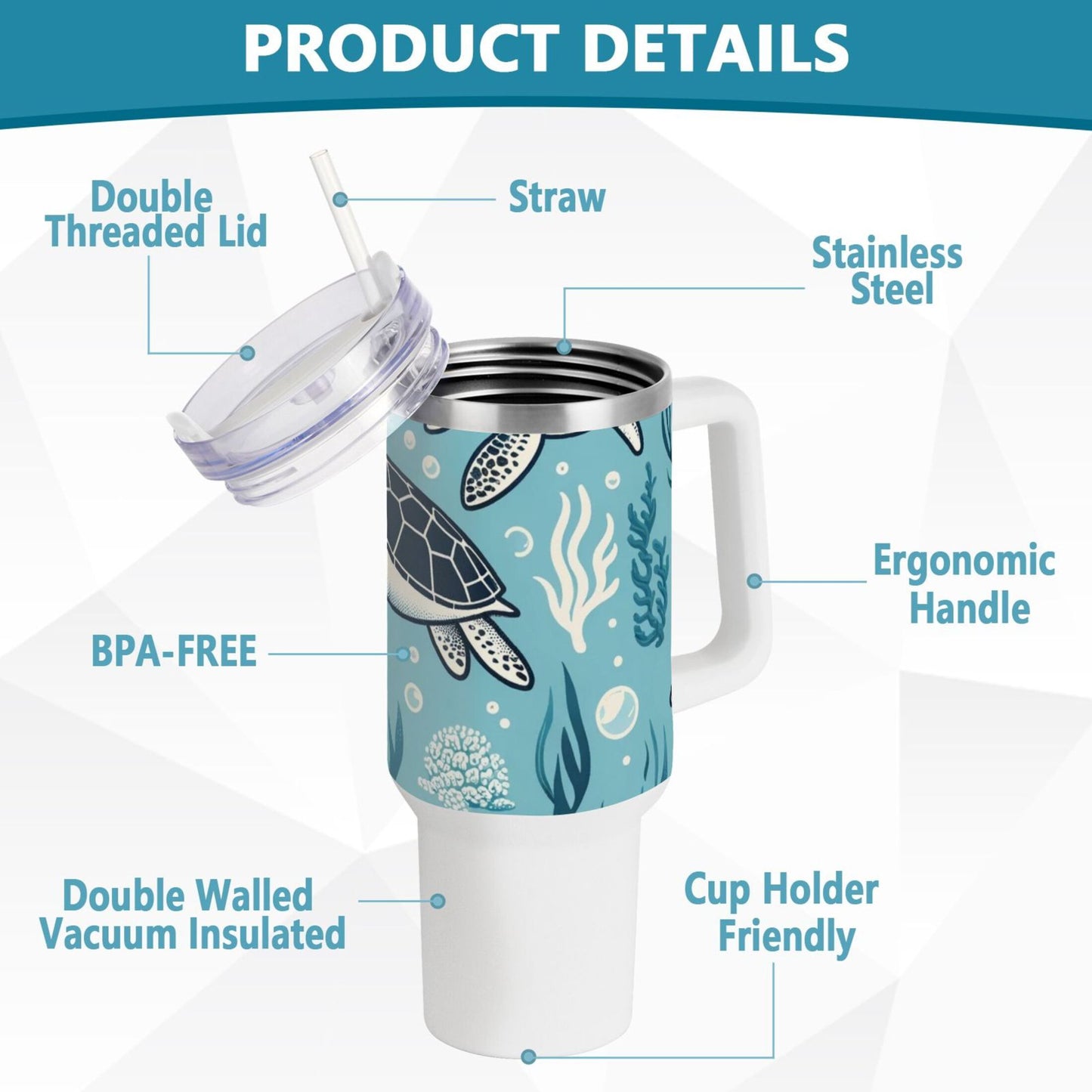 Premium quality reusable drinkware for everyday hydration.
