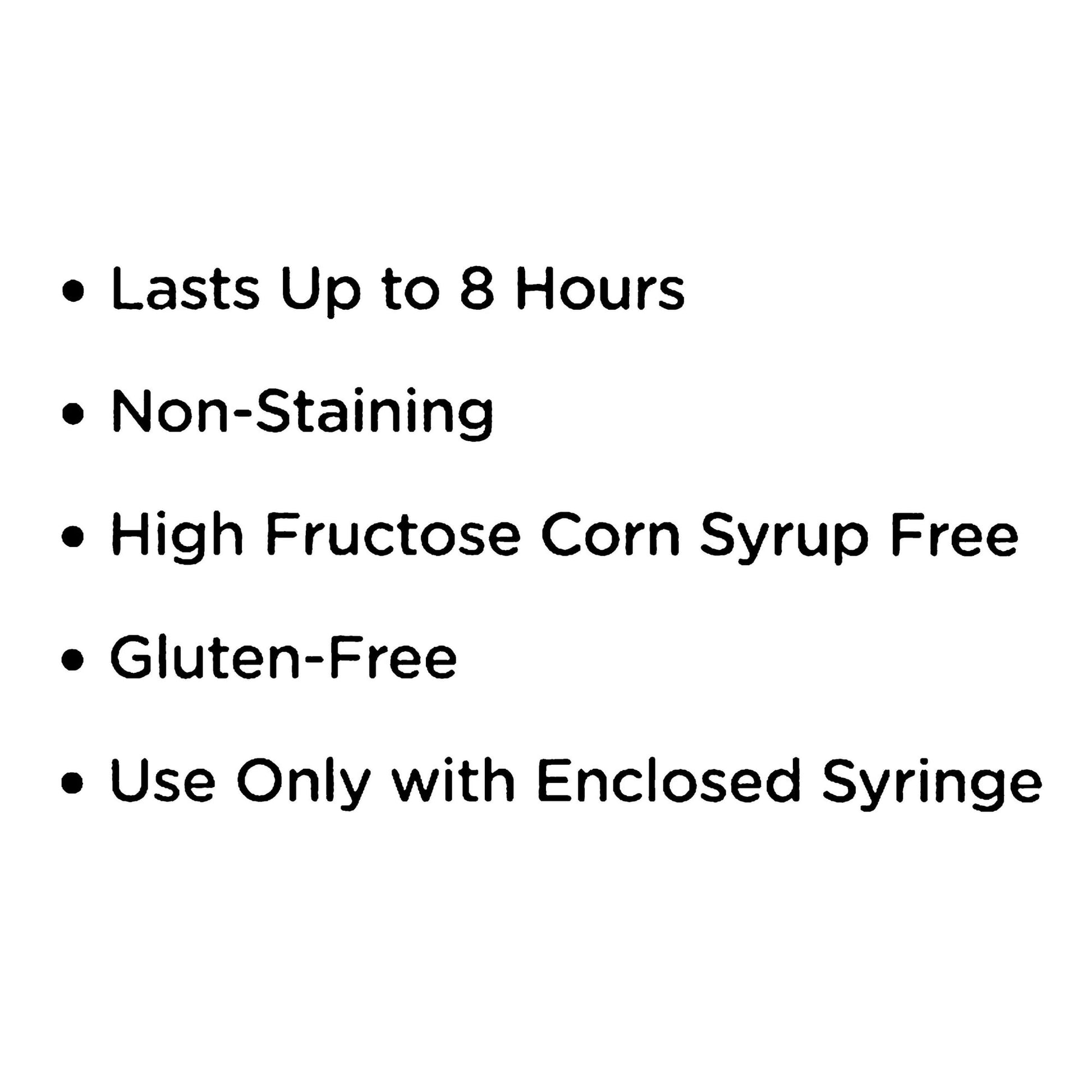 Image displaying text about details of a gentle relief product