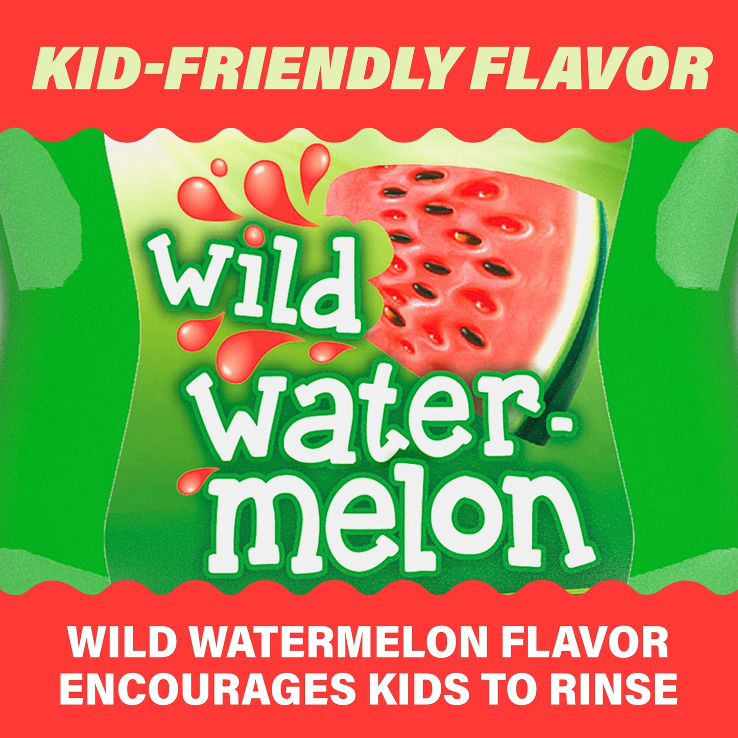 ACT Kids Anticavity Fluoride Mouthwash, Wild Watermelon, 16.9 fl. oz.